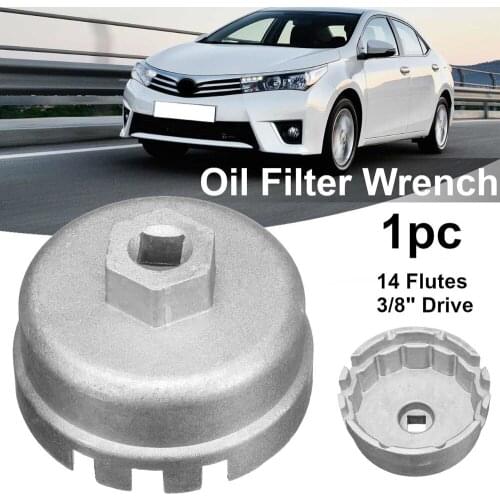 1PC New Type Cup Wrench Socket Remover Car Repair Oil Filter Aluminum Auto Tool Placement on Vehicle Spanner Hat
