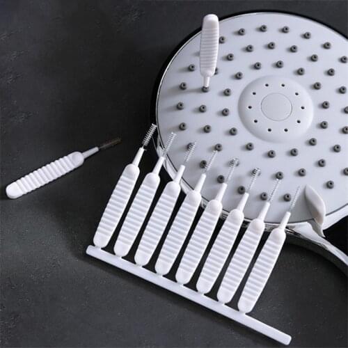 10Pcs/Pack Anti-clogging Small Brush Shower Head Pore Gap Cleaning Brush Shower Nozzle Cell Phone Hole Keyboards Cleaning
