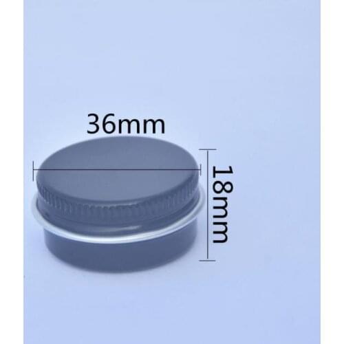 2000pcs 10g Color Sealed Thread Round Aluminum Box DIY Cosmetic Cooling Oil Trial Small Sample Aluminum Box SN87