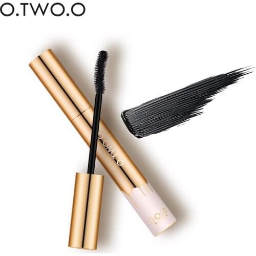 3D Mascara Lengthening Black Lash Eyelash Extension Eye Lashes Brush Beauty Makeup Long-wearing Gold Color Mascara
