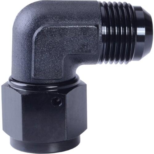 Aluminum Male AN10 To AN10 Female 90 Degree Swivel Coupler Union Fitting Adapter New Arrived