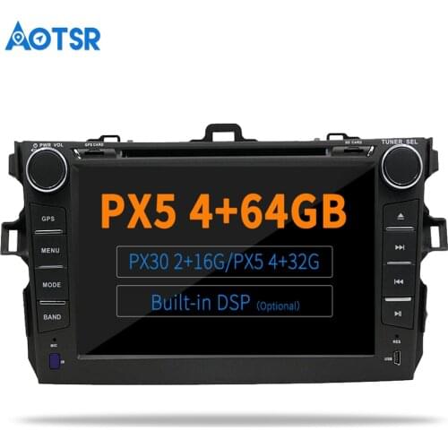 AOTSR Android 9.0 / 10.0 Radio For Toyota Corolla 2007 2008 2009 2010 - 2013 Car GPS Navigation 2 Din Bluetooth Dashboard Player