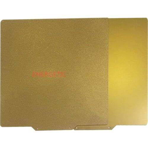 ENERGETIC 320x310mm Double-sided Textured PEI Powder coated Spring Steel Sheet applied Smooth PEI Flex buildplate for CR-10S pro