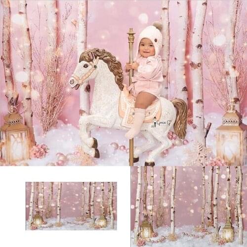 Pink Christmas Backdrop Photocall Fabric Red White Window Fireplace Photo Backdrop Christmas Photography Newborn Birthday Party