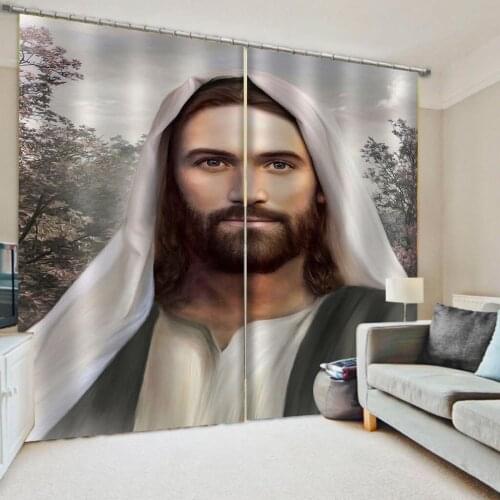 Beautiful Photo Fashion Customized 3D Curtains angel curtains Thick shading soundproof windproof curtain