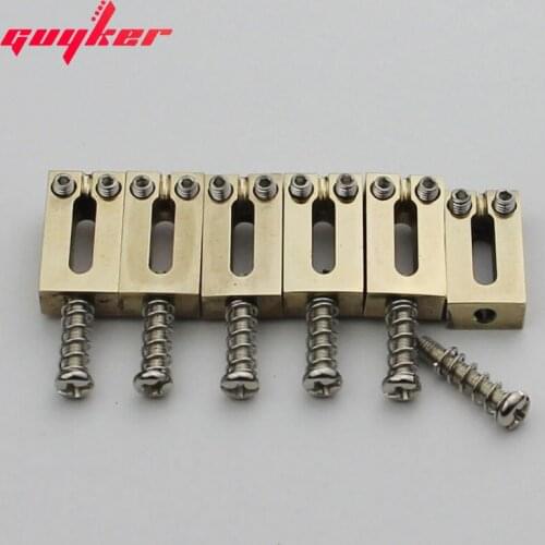Brass Bridge Saddles 10.5MM For Stratocaster Tremolo Bridges