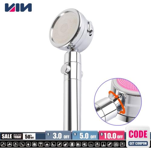 Bath Button Hand Press Shower Head High Pressure Pressurized Rain Jetting Water Saving Adjustable Bathroom Accessory Showerhead