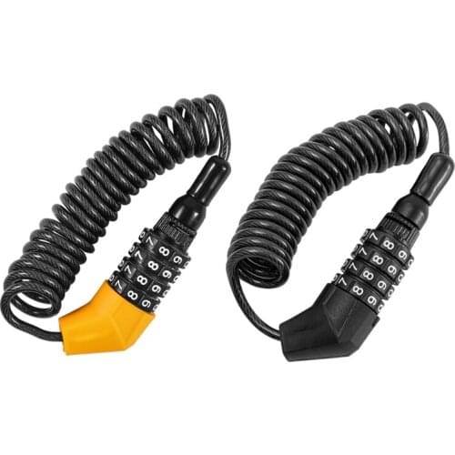 2021 New Helmet Chain Lock 4-digit Password for Scooter Motorcycle Bike Lock Cable