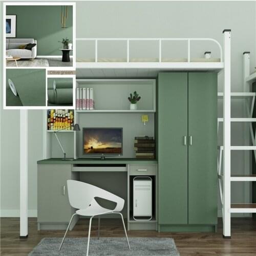 Furniture Renovation Vinyl Wallpaper Matte Self Adhesive Wall Sticker Waterproof Kitchen Desk Cabinet Wardrobe Contact Paper