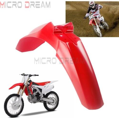 1pc Motocross Front Fenders Mudguard Wheel Splash Shield Guard for Honda CRF250R CRF450R CRF 250/450 R 2013 2014 2015 2016 2017