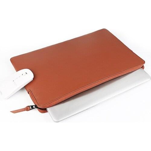 PU laptop liner bag protective cover for Xiaomi Huawei pro Apple computer bag macbook pro 13 case tablet bag laptop accessories