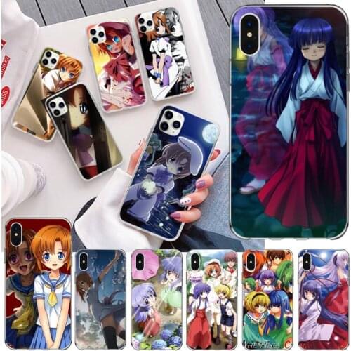 Higurashi When They Cry Phone Cases For iphone 12 11 Pro Max Mini XS Max 8 7 6 6S Plus X 5S SE 2020 XR Silicone Soft Cover