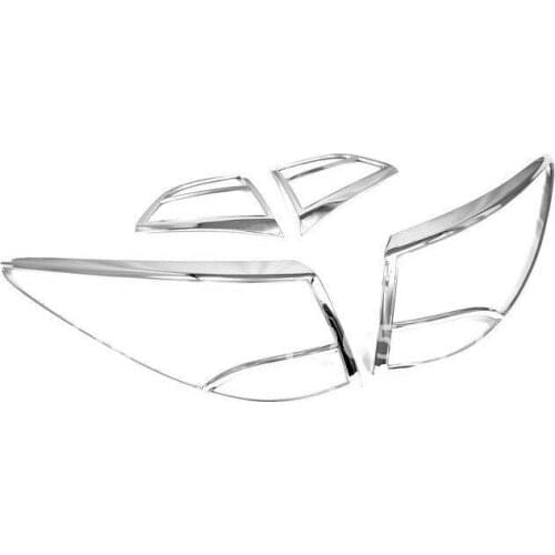 High Quality Chrome Tail Light Cover for Hyundai ix35 Tucson 2010 Up Free Shipping