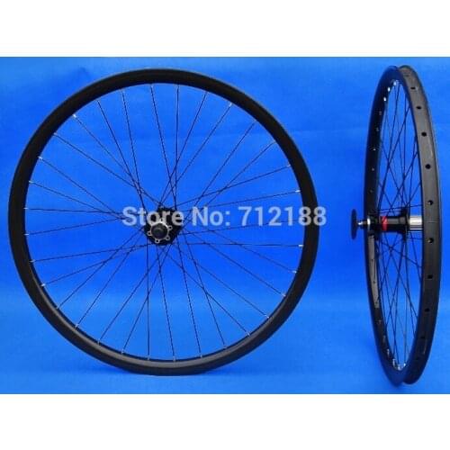 WS-CW010 : Carbon Cycling 29er Mountain Bike MTB Clincher Wheelset Bicycle Wheel 29"