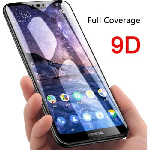 9D Coverage Full Coverage All Glue Protective Glass for Nokia 1 Plus 2 2.1 3 3.1 3.2 Tempered Glass for Nokia 4.2 5 5.1 Plus