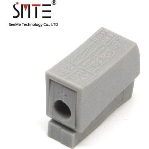 100pcs/lot 224-101 PCT101Lamp terminal block wire butt connector joint clip fast insulation