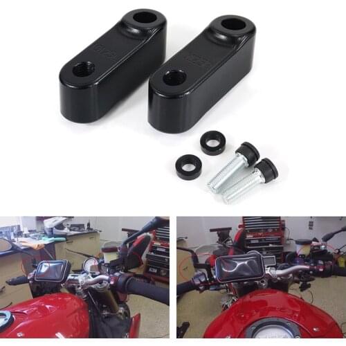 Motorcycle Mirrors Extension Riser Extend Adapter Fit for SUZUKI DL 650 V-Strom DL 1000 VStrom GSF 600 Bandit GSR 600 750 SV650