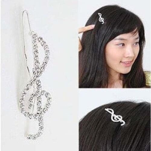 Imitation rhinestone hair accessories hairpin side bangs clip shiny alloy toothed pearl head clip duckbill clip