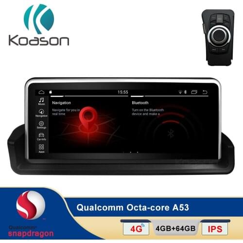 Qualcomm screen 10.25" Android 10.0 car Multimedia player carplay for BMW 3 Series E90-E93 wifi/USB With Idrive gps navigation