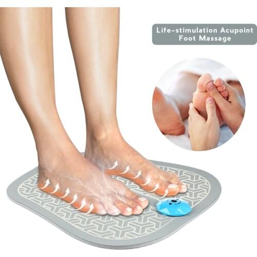 EMS Intelligent Foot Massager Foldable EMS Foot Massage Mat Rechargeable EVA Massager Pad Muscle Blood Circulation Health Pad