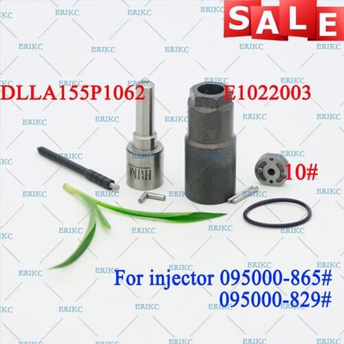 ERIKC 095000-8290 Injector Overhaul Repair Kits Nozzle DLLA155P1062 Valve Plate, Pin, Sealing Ring for Toyota Hilux 23670-0L050