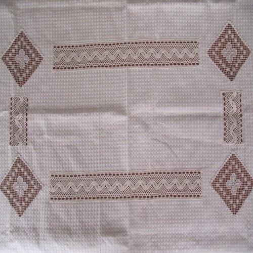 European rectangular oval table cloth handmade embroidery lace filed lace Tuscany embroidered crocheted tablecloth decoration du