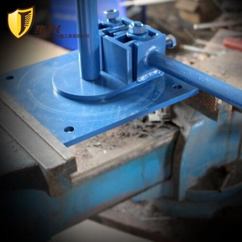 Round steel bending machine, steel bending device, wire rod manual bending device, manual bending stainless steel, small machine