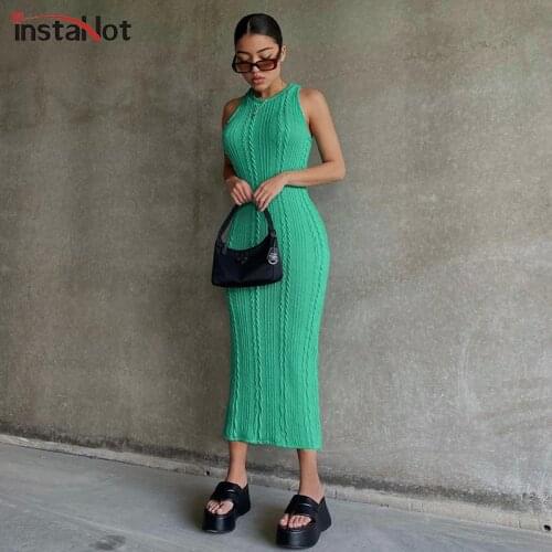 Модные вязаные платья InstaHot China At AliExpress
