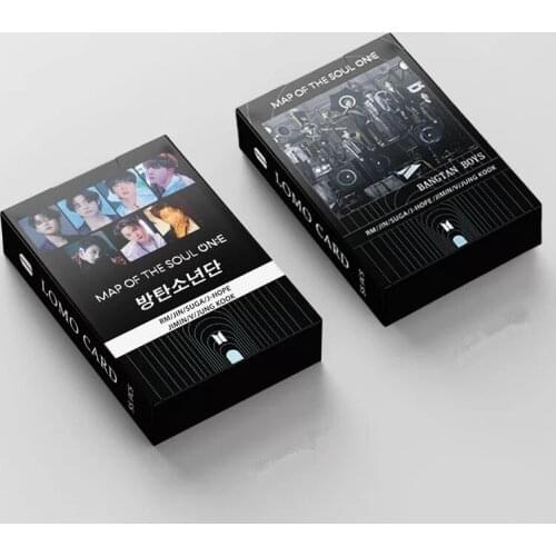 K-POP 54PC South Korean Groups New Album Bangtan Boys Lomo Card Poster PhotoCard Cards MAP OF THE SOUL ON:E JUNG KOOK JIMIN SUGA