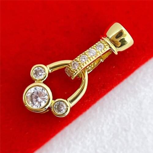 Wholesale DIY Natural Stones Beads Jewelry Making Accessories Silver/Gold/Rose Gold Metal Connector Clasps Findings