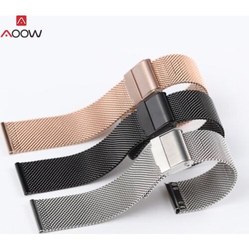 Milanese Loop For DW Watchband 12 14 16 18 20mm Stainless Steel wrist strap watch Bracelet belt generic Milanese watchband