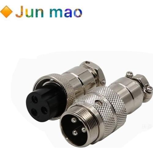 1 set Gx20 2/3/4/5/6/7/8/9/10/12 Docking Connect Aviation Interface Plug Socket Butt-Joint Connector Even Joint Male+female