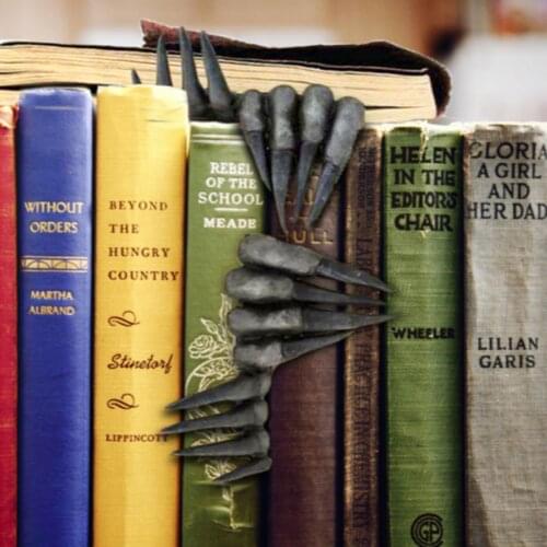 Thriller Devils Hand Book Mark Hand Of Spook Quirky Book Mark Book Pins Creative Halloween Gift For Book Lovers Fun