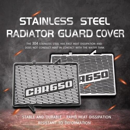 Motorcycle parts Stainless Steel Radiator Grille Guard Cover Protector For CBR650F CBR 650F CBR650 F CBR 650 F 2015 2016 15 16