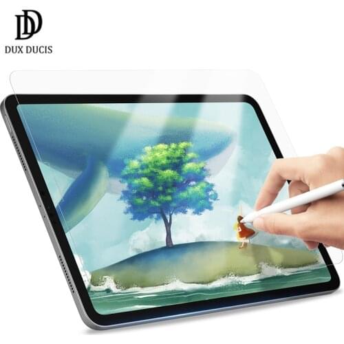 For iPad Air 4 10.9 10.2 2020 Pro 11 12.9 2018 9.7 10.5 Air 3 Paperfeel Screen Protector PET Anti Glare Painting Film Dux Ducis