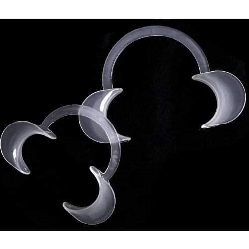 2pcs/lot Autoclavable Mouth Opener Dental Teeth Whitening Lip & Cheek Retractor Dentist Mouth Opener Repeat Use C Type Wolesale