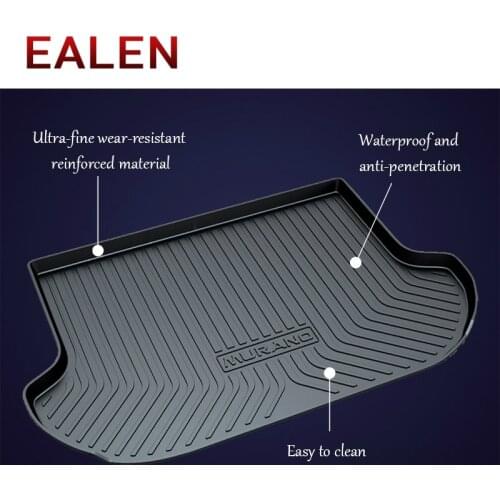 EALEN For Nissan Kicks Livina Murano March K13 Sunny N17 Boot Liner Tray Anti-slip mat Accessories 1Set Car Cargo Rear Trunk Mat