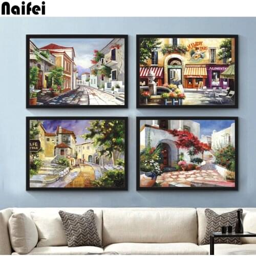 DIY Diamond Embroidery Scenery Diamond Painting Cross Stitch Needlework Craft Full Square /Round Rhinestone Mosaic Home Decor