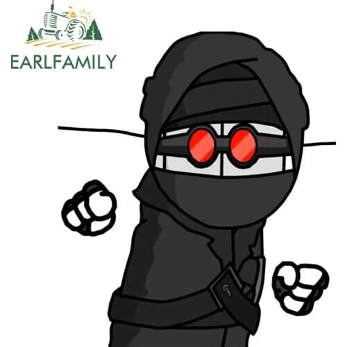 EARLFAMILY 13cm x 11.4cm MADNESS COMBAT Car Stickers Campervan Snowboard Scratch-Proof Personality Decor Vinyl Decals