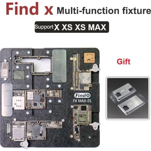 Find X For iPhone X/XS/XS MAX Multifunctional Motherboard Repair Fixture Middle Layer Front/ Back BGA Reballing Stencils