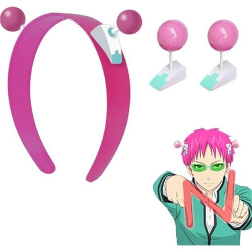 Cosplay Headwear Saiki Kusuo No Sai-nan Hairpin Hair Clip Anime Saiki Kusuo Cartoon Hair Pin Halloween Costume Accessories Prop