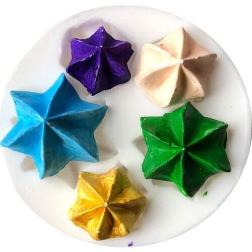 New 5 Cream Biscuit Silicone Mold 010178