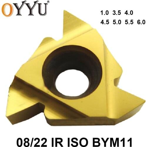 OYYU 08IR 22IR 1.0ISO 3.5ISO 4.0ISO 4.5ISO 5.0ISO 5.5ISO 6.0ISO BYM11 Threading Carbide Inserts Turning Tools Lathe Cutter CNC
