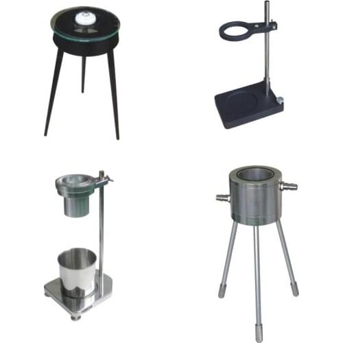 Stand for Flow Cup viscosity cup holding device better positioning and repeatability bracket