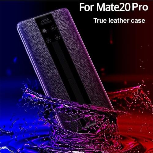 For Huawei Mate 20 / Mate 20 Pro X RS Genuine Leather Case Luxury true leather cases Cover shell house For huawei mate 20 Pro