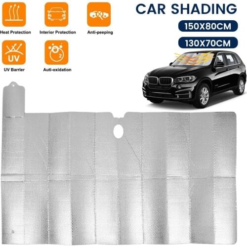 Car Windshield Sunshade, Auto Front Window Protector Sun Shade Visor Heat Shield Cover Foldable UV Ray Reflector for Car/SUV