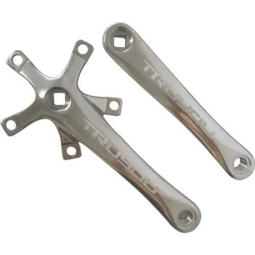 TRUYOU Road Bike Crank 110 BCD Square Hole 5 Blots Crank Arm BMX Folding Bicycle Parts Aluminum Alloy Crankset Length 170mm