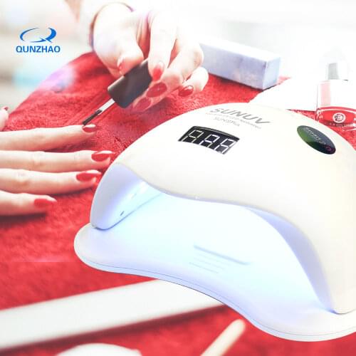 SUNUV Sun5 Plus UV LED 48W Apparatus For Manicure Curing Nail Dryer Gel Polish Light Therapy Ultraviolet Lamp Nails Equipment