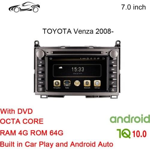 VENZA GPS RADIO DVD ANDROID CAR GPS FOR TOYOTA VENZA CAR DVD 7 inch CAR STEREO ANDROID 10 4G+64G Car Multimedia NAVIGATION CUSP