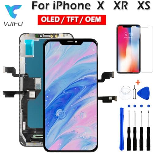 OLED LCD For iPhone XS Max LCD In-cell Screen Replacement TFT Display XSMAX With 3D Touch Assembly 100%Tested No Dead Pixel